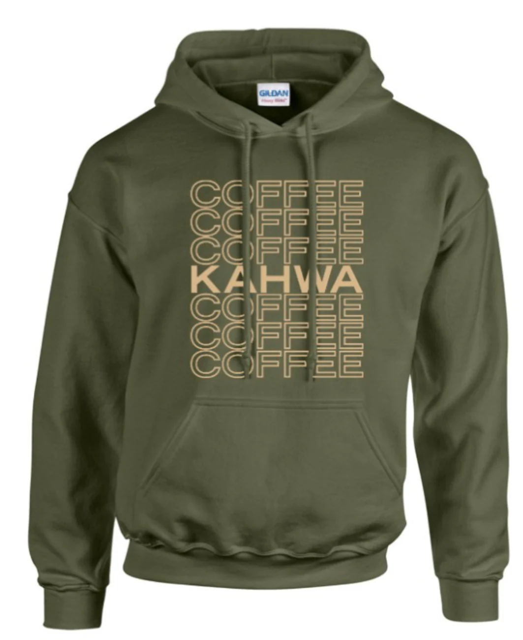 Coffee Coffee Coffee Hoodie (Military Green)